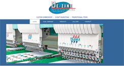 Desktop Screenshot of dezinetechnologies.com