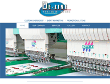 Tablet Screenshot of dezinetechnologies.com